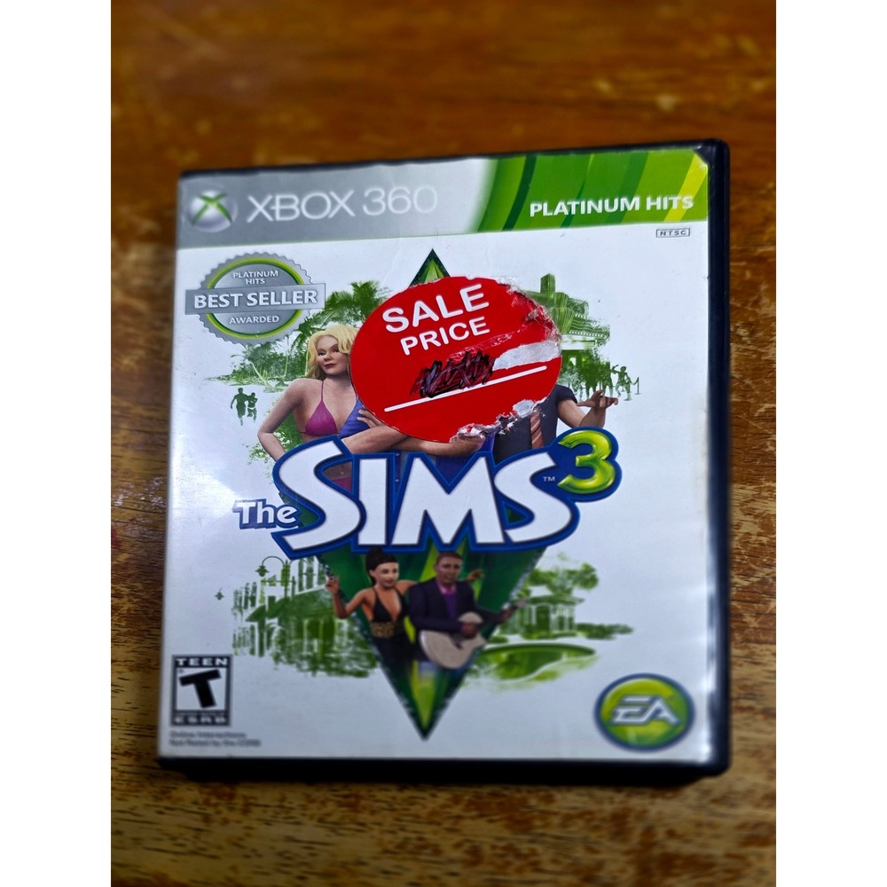 The Sims 3 Xbox 360 Platinum Hits EA Video Game Life Simulation NTSC